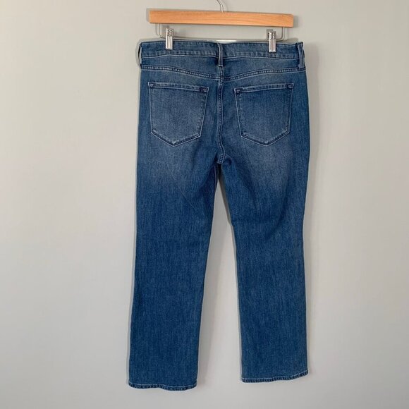 Old Navy mid-rise wow boot-cut medium wash cotton stretch‎ denim jeans pants - Picture 5 of 10